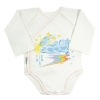  Боди на запах с печатью 907/31582-ИО детская одежда от производителя ТМ БОВЕБУМ